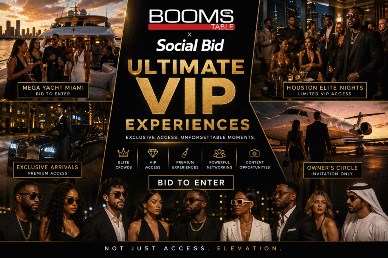 BoomsTable™ Ultimate VIP Experience