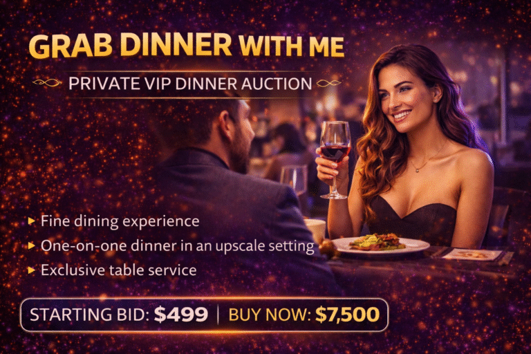 PRIVATE VIP DINNER EXPERIENCE